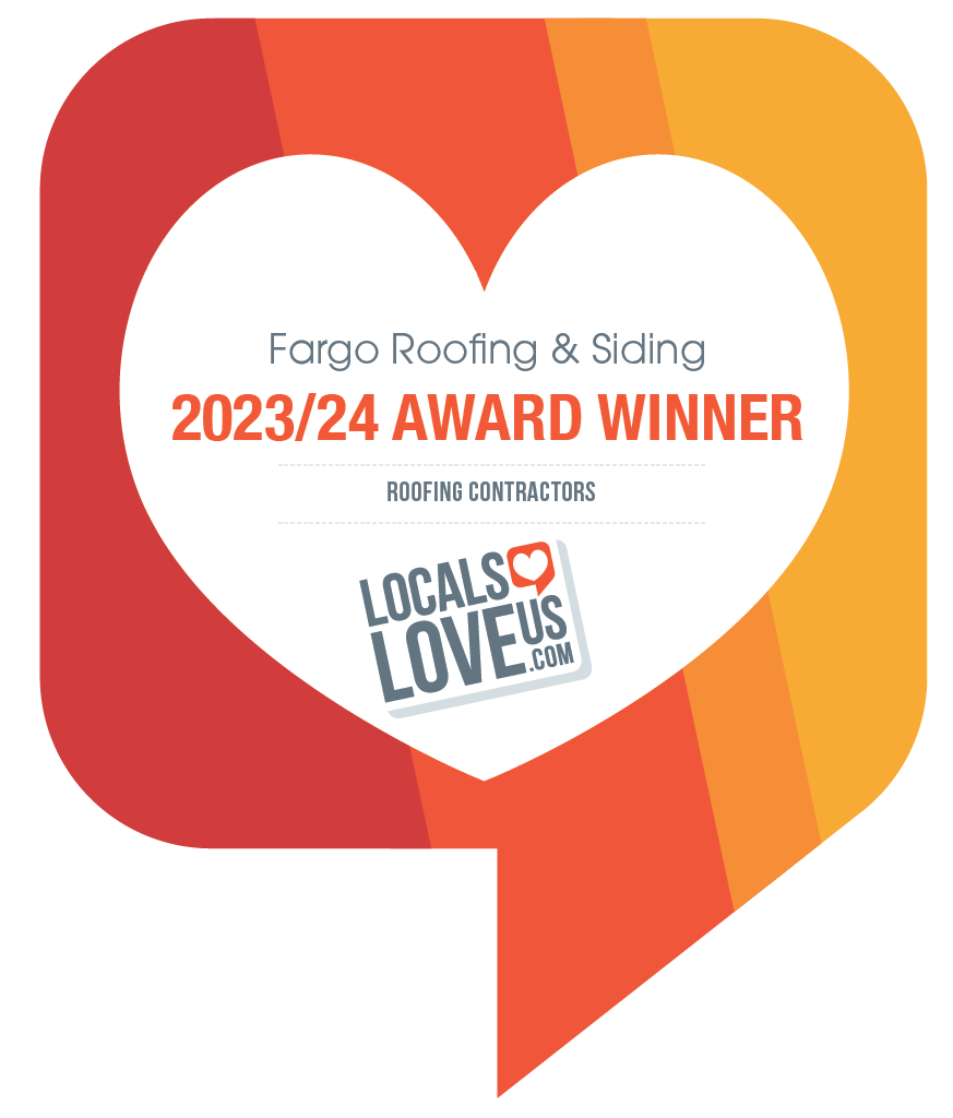 fargo roofing & siding 2024/25 award winner